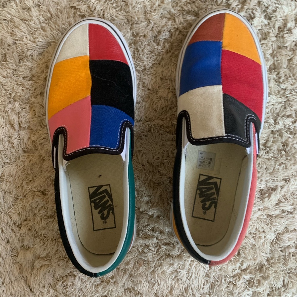 color block vans